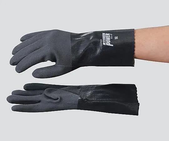 3-1752-01　Oilproof Glove Oilproof Nitrile Power R Long M　502-M