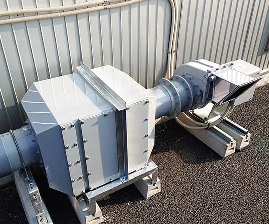 3-4470-01　Dry Scrubber Space-Saving Type 12m3/Min 700 x 515 x 500　UCP-12