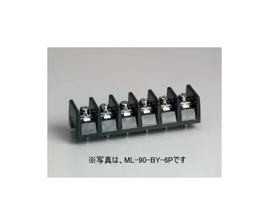 63-3129-79　Penetrating Terminal Block 4 Screws with 250 V -10 A square washers for printed circuit boards　ML-90-BY-4P