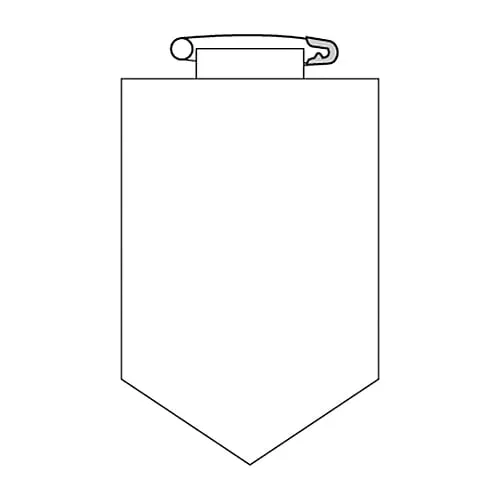 61-3425-68　Vinyl Emblem Chest 100 (White)　126101
