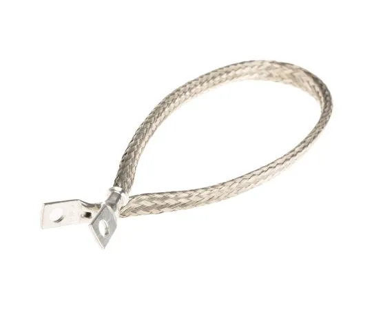 63-4633-79　RS PRO Braided Earth Lead, M6 Stud Size, 24 x 20 x 0.2 mm, 400mm BS EN 13602:2002, BS4109　489-169