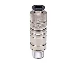 61-7649-26　Mold Temperature Control Fitting Straight R1/8　ASC10-601
