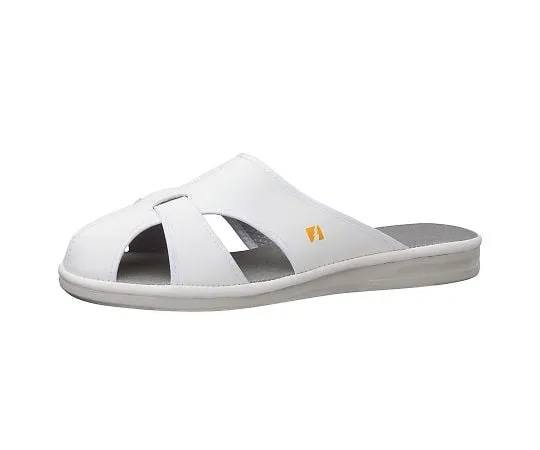 4-6149-01　Unisex Electrostatic Work Shoes Sandal Type PS-01 Light S White S　PS-01LS-W-S