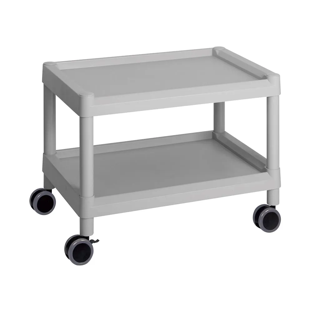 3-6502-02　Mobile Cart (Low-Floor Type) 645 x 447 x 492 Gray　MC20