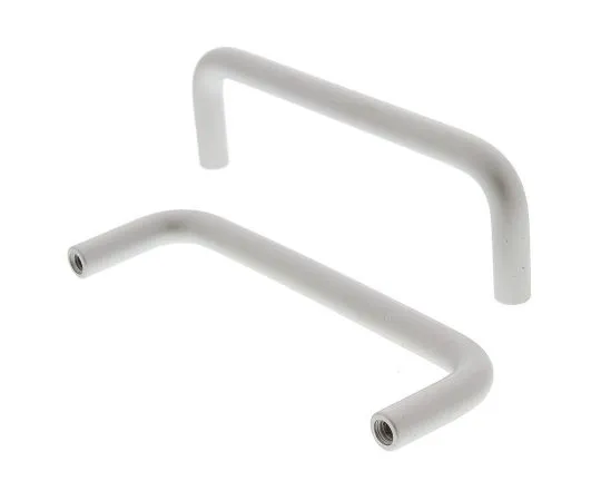 63-4593-15　Silver Aluminium Handle, 108mm　237-867