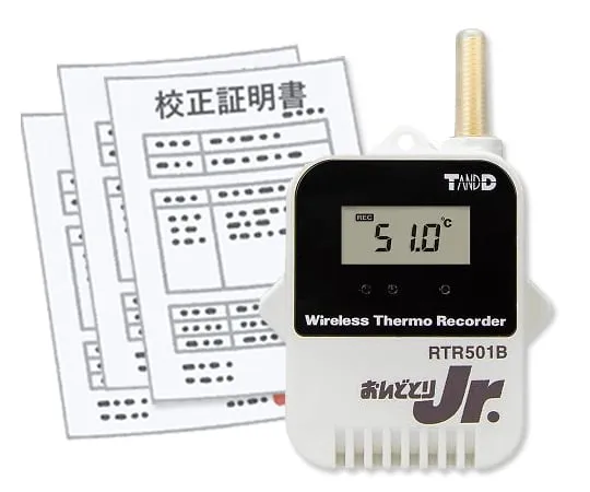 1-3520-11-20　Wireless Data Logger Temperature 1 Ch (Built-in) Ondodori RTR 500 B Series Remote Device Calibration Certaificate　RTR501B