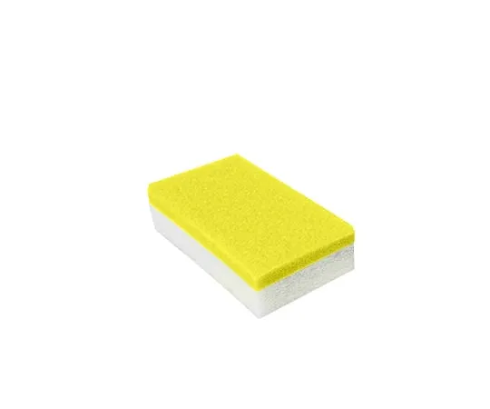 3-9731-01　Light Cleaning Sponge Scotch-Brite(TM) 120 x 65 x 35mm Yellow　L/CL S YEL