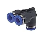 61-7637-93　Stainless Steel (SUS304) Fitting Union A φ4　PAU4SUS