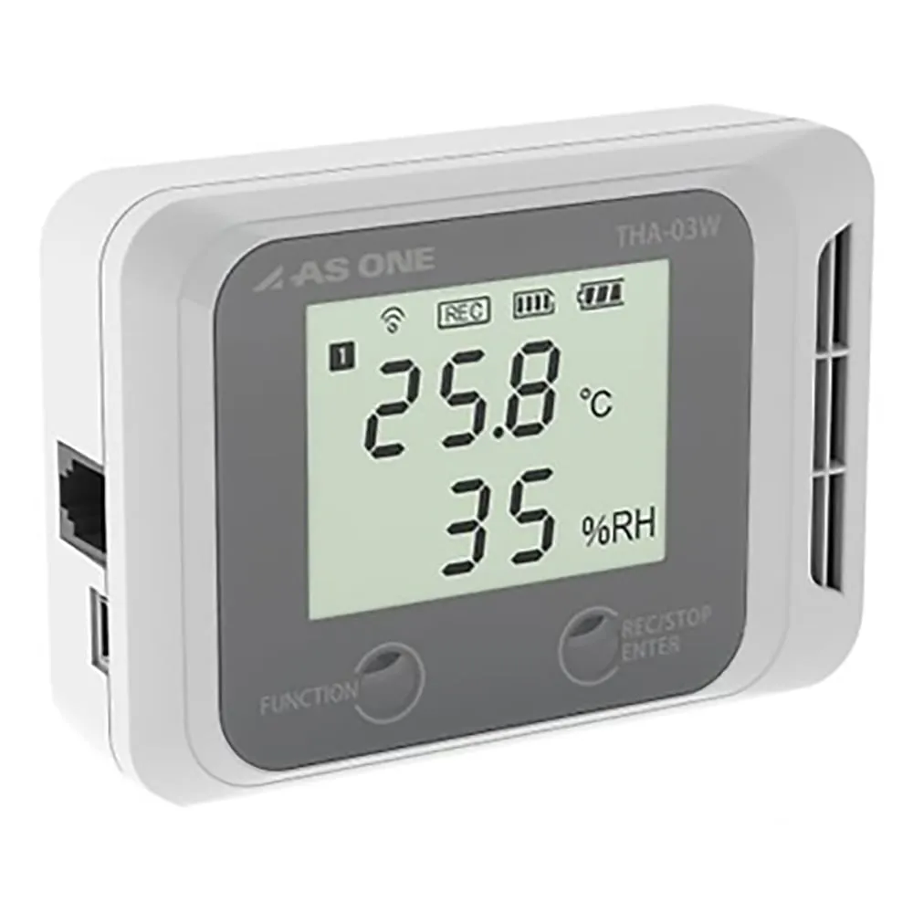 4-790-01　Digital Temperature And Humidity Logger (Large Monitor Wi-Fi Type)　THA-03W