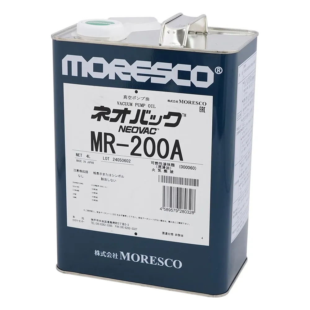 1-1352-01　Vacuum Pump Oil (NEOVAC) 4L　MR-200A