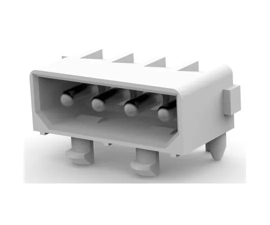 63-4638-75　Board Header 4 poles 1 row right angle wire to board 5.08 mm Maiten lock　641737-1
