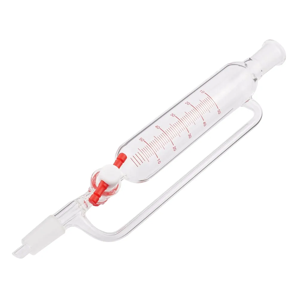 4-459-01　Cylindrical Separatory Funnel (Balance Type PTFE Cock) 60mL