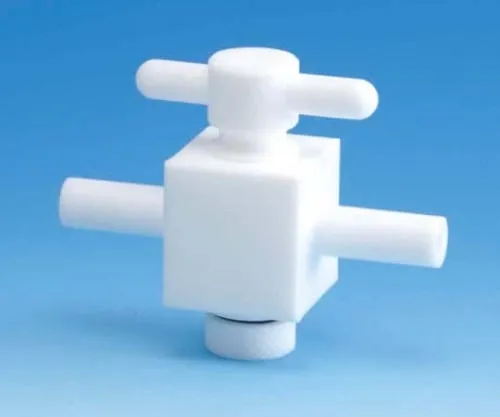 61-4378-61　All PTFE Two-Way Valve 6φ (Branch)　F-2007-01