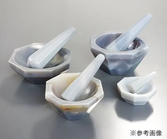 61-9631-62　Agate Mortar (Shallow Type) 1.5mL　C-1