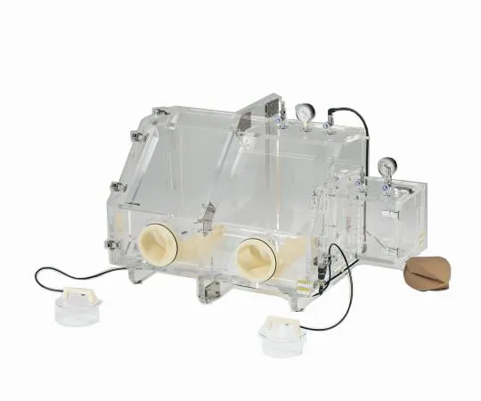 3-471-01　All Acrylic Vacuum Glove Box 1094 x 640 x 645mm　VG800