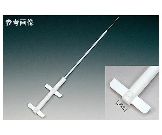 62-7029-49　Iron Core PTFE Coated Stirring Rods (2-Row Type) (Total Length 565 x Blade Width 80)　NR2165-001