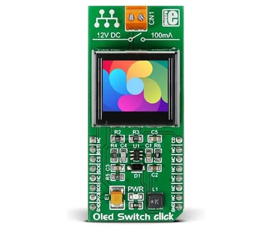 68-2202-86　［Discontinued］MIKROE OLED Switch Click　LCD-18839