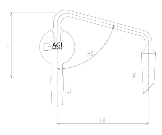 62-2095-85　Kjeldahl Type Trap Ball　2594-1L-200