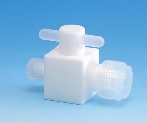 61-4384-58　PTFE Two-Way Valve Different Diameter Injection Type 3φx6φ　F-2212-01