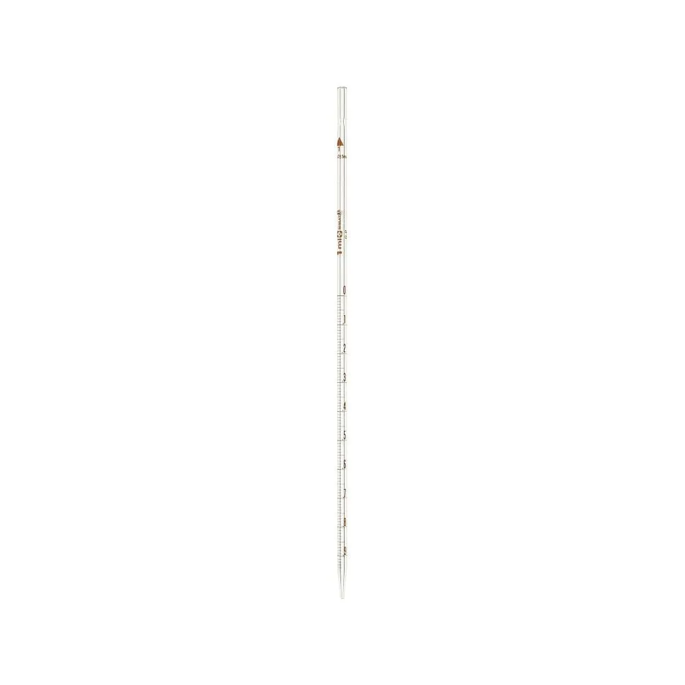 6-278-01　Measuring Pipette GP Type (Large Hole, Tip Scale, DUROBAX(R)) 1mL　020140-1A
