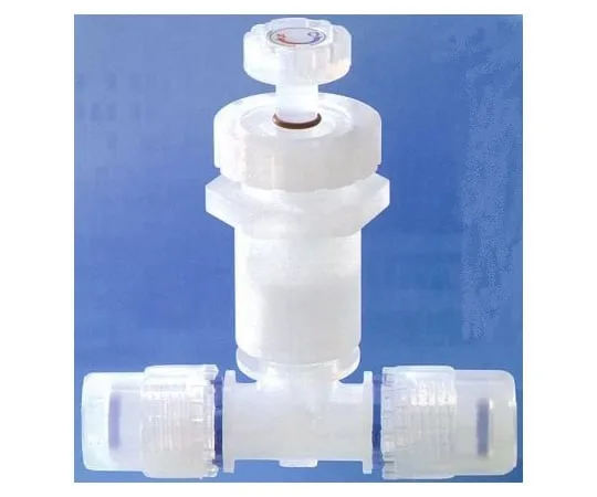 62-1061-37　Fluorocarbon Resin PFA Joint Needle Valve Horizontal Type　JHAW-H2