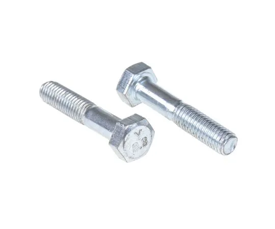 63-4599-23　Clear Passivated, Zinc Steel Hex Bolt, M8 x 40mm　279-593