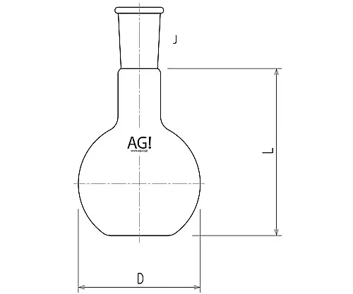 61-3615-92　Flat-Bottom Flask 5000mL 45/50　3104-5-8L