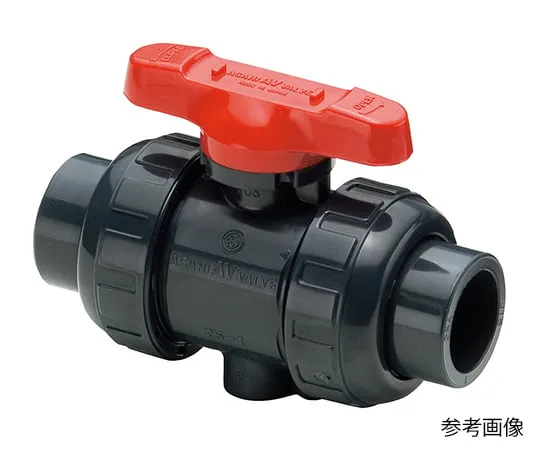 3-8160-01　Ball Valve FKM Screw Type 15mm　V2ALVUVNJ015