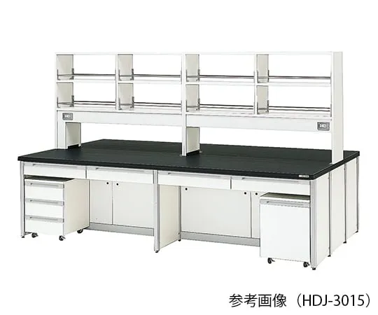 3-7860-01　Laboratory center bench (Frame Type) 1800 × 1200 × 800/1800mm　HDJ-1812