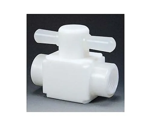 61-3527-37　Fluorocarbon Resin Female Two-Way Valve Injection Type RC1/4　NR0006-01