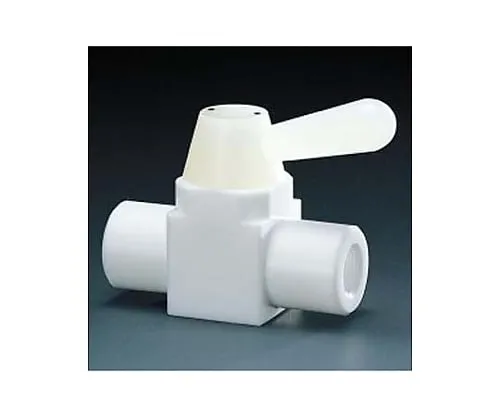 61-3527-11　Fluorocarbon Resin Two-Way Ball Valve RC1/4　NR0001-01