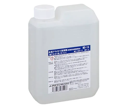 2-1201-11　Water-Based Alkali cleaning agent (surfactant free) 1 L　MS-1A