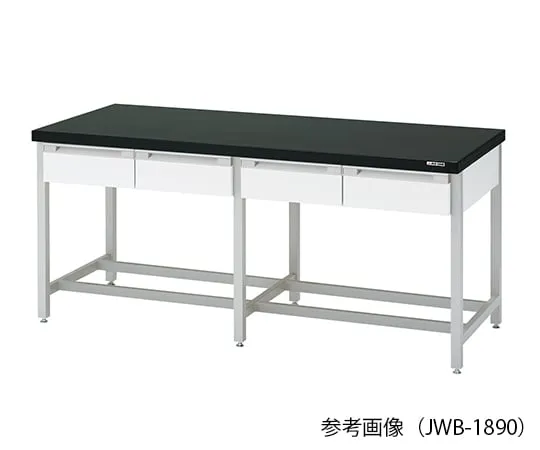 3-1347-11　Workbench (steel with both sides drawers) 1200 × 900 × 800mm　JWB-1290