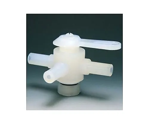 61-3528-16　Fluorocarbon Resin PFA Three-Way Valve 6φ　NR0026-01