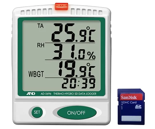 1-2400-01　Digital Thermo-Hygro SD Data Logger　AD-5696