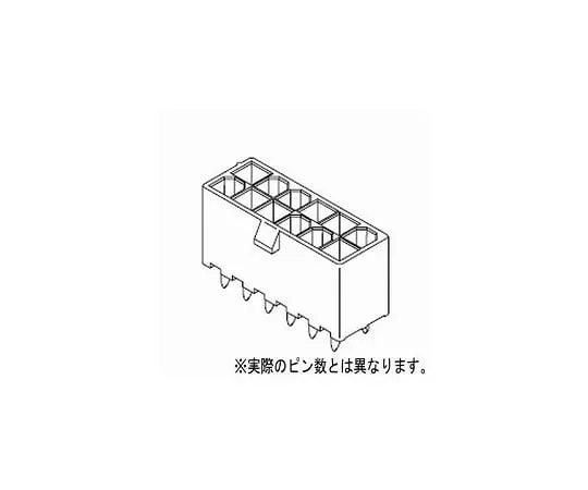 63-3134-27　4.2 mm Pitch New Mini Fit Header Straight Type Number of Poles 24 (10 Pieces)　5566-24A*10