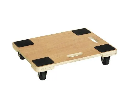 2-7539-12　Wooden Flat Cart WHD 3 Approximately 600  x 450 x 130　WHD-3