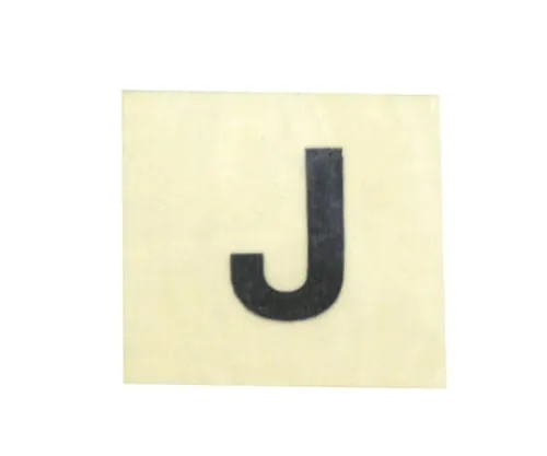 61-7398-01　Character Seal Black J 15mm　CL15B-J