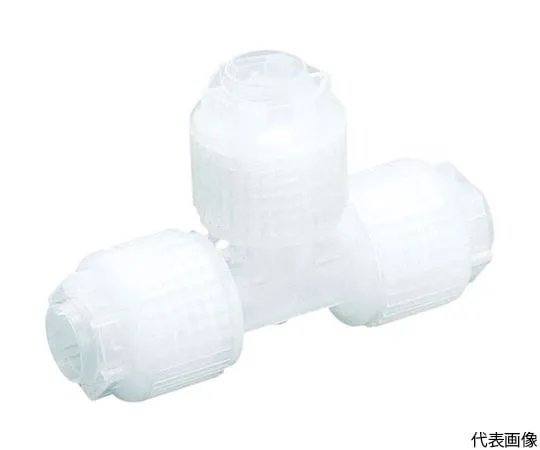 63-2113-49　Fluoropolymer Fittings Union Tee LQ1　LQ1T11