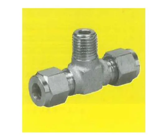 62-7089-58　PTFE Electroless Coated Stainless Steel SUS316 USL Double-***ed Cheese Union (Millimeters) 3φ x PT 1/8 with 5 pieces 00N-067-01　00N-067-01