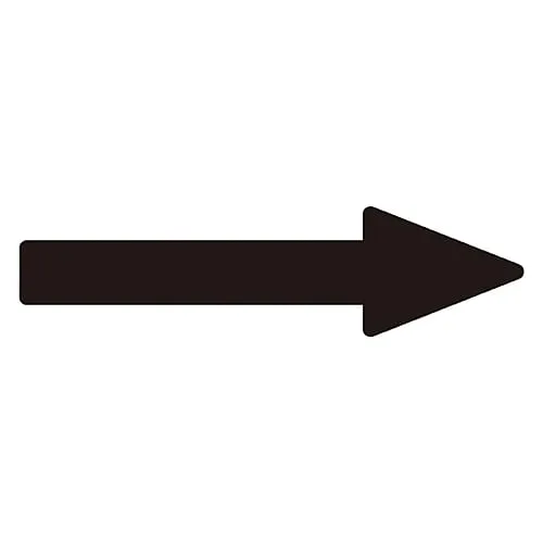 61-3408-92　Direction Indication Sticker For Identifying Tube -> (Black) Arrow Sticker 77　193177
