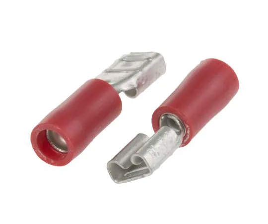 63-4641-46　RS PRO Red Insulated Spade Connector, 4.8 x 0.8mm Tab Size, 0.5mm² to 1.5mm²　534-395
