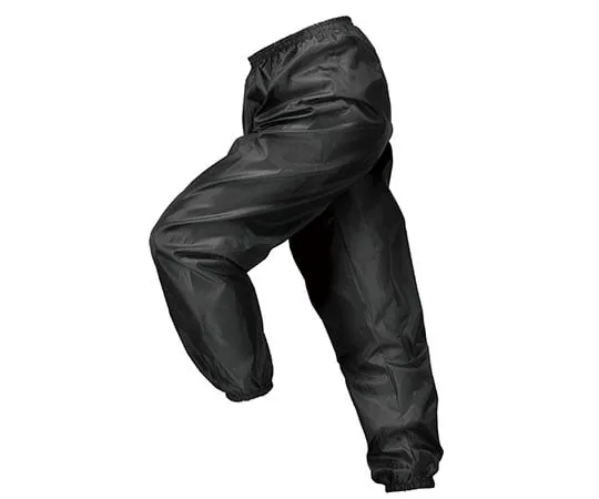63-5738-37　Rain Factory Poly Pants w/Hem Rubber Black L　RF-20