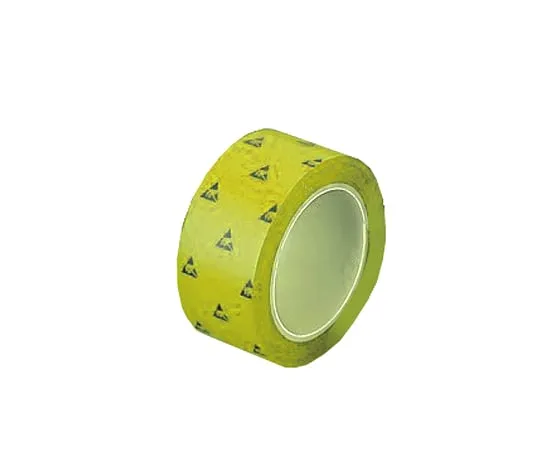 1-4808-61　ASPURE ESD PET Floor Tape N Yellow 50mm x 33m 5 winding