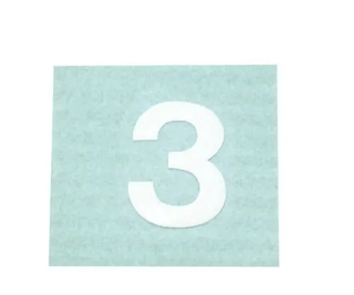 61-7397-34　Character Seal 3 White 15mm　CL15W-3