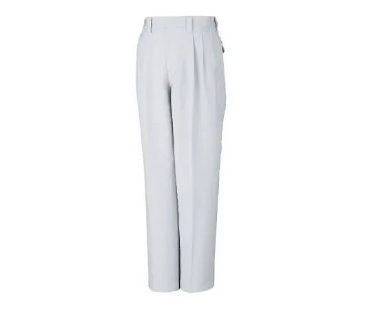 3-721-01　High Antistatic Pants (Two-Tuck) Silver S　80401-036-S