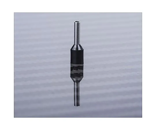 63-4627-88　RS PRO Insulated Crimp Bootlace Ferrule, 8mm Pin Length, 2mm Pin Diameter, 1.5mm² Wire Size, Black　458-718