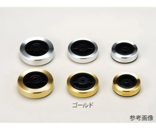 63-3064-38　TC Type Rubber Foot with Screw (4pcs) Gold with Aluminum Cover　TC2G