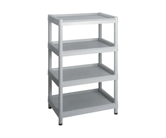 3-6643-10　Mobile Easy Cart (Tall Type/Wide 32) Gray 4 Stages　ME32K