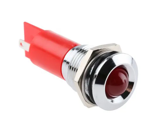 63-4585-66　RS PRO Red Indicator, 24 V ac/dc, 16mm Mounting Hole Size, Solder Tab Termination　205-707